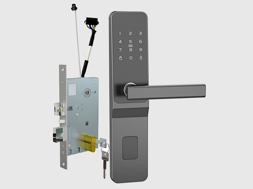 TTLOCK HOTEL BLACK (ANSI SLIM)