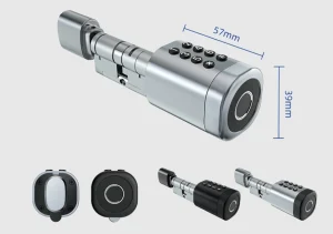 Abbildung der Maße des elektronischen Türzylinders TTLOCK MYSTIC PRO