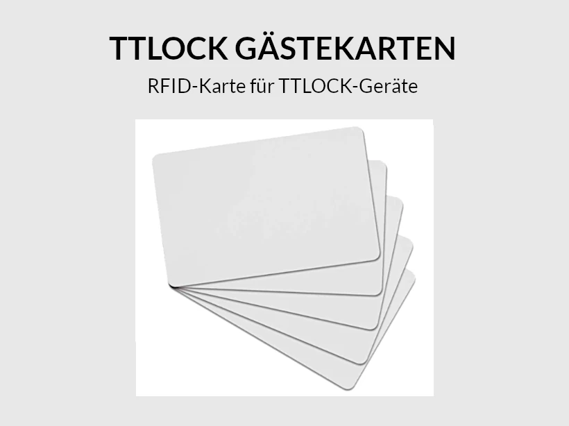 TTLOCK GÄSTEKARTEN