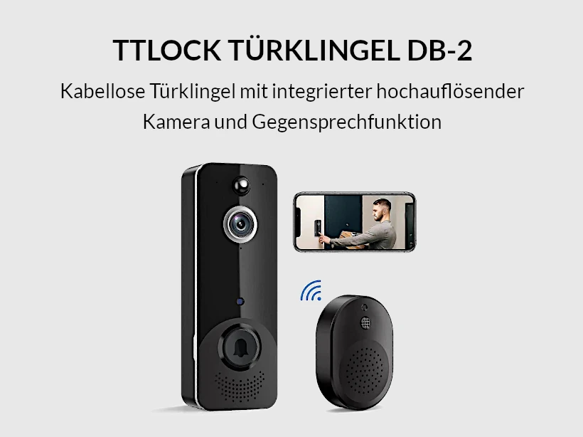 TTLOCK TÜRKLINGEL DB-2