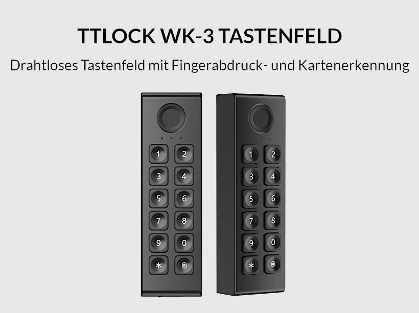 TTLOCK DRAHTLOSES TASTENFELD WK-3